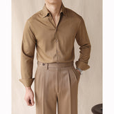 One-piece Collar Long-sleeved Shirt